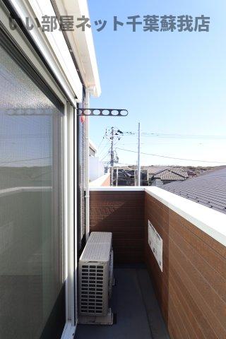 バルコニー　広々としたバルコニーです