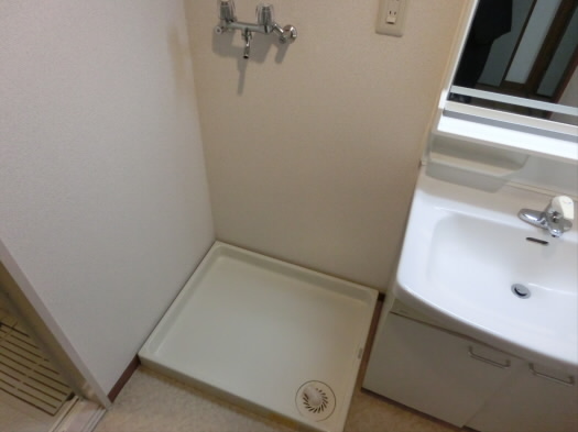 その他　室内の洗濯機置場は天気も関係なし！
