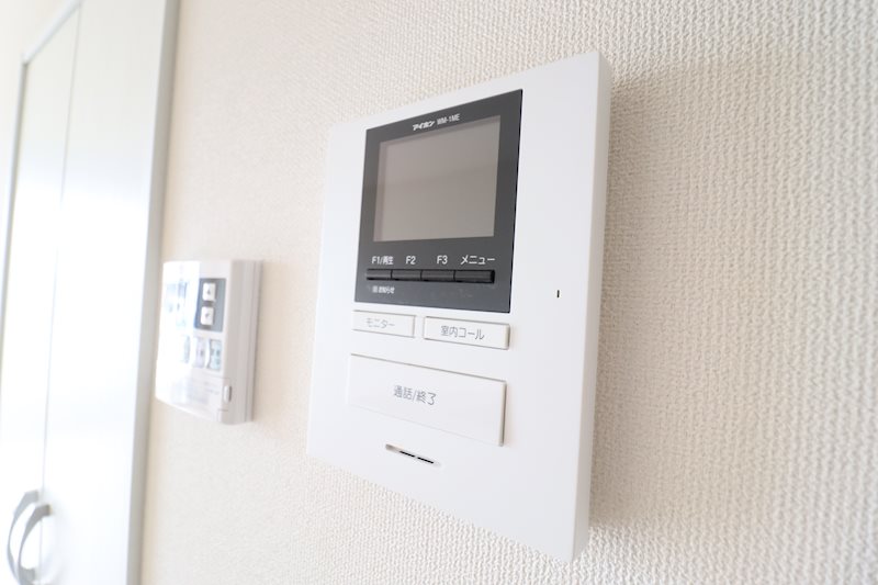 セキュリティ　ドアホン付きのため安心安全です。