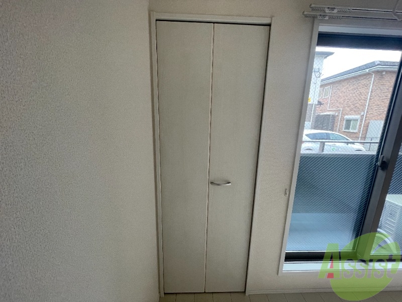 収納　ここに収納があります。収納があると部屋が広く使えます。