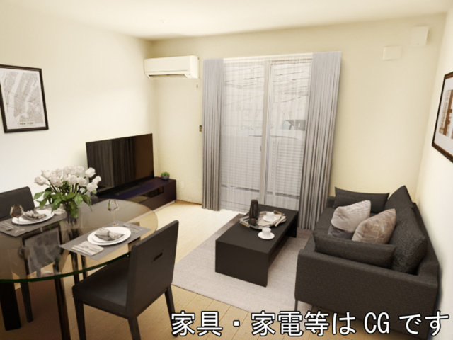 居室・リビング　※居室・リビングの家具・家電等はＣＧです
