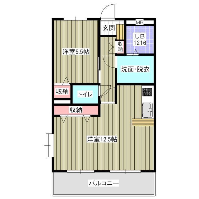 レアールマンションセレッソC棟の間取り写真