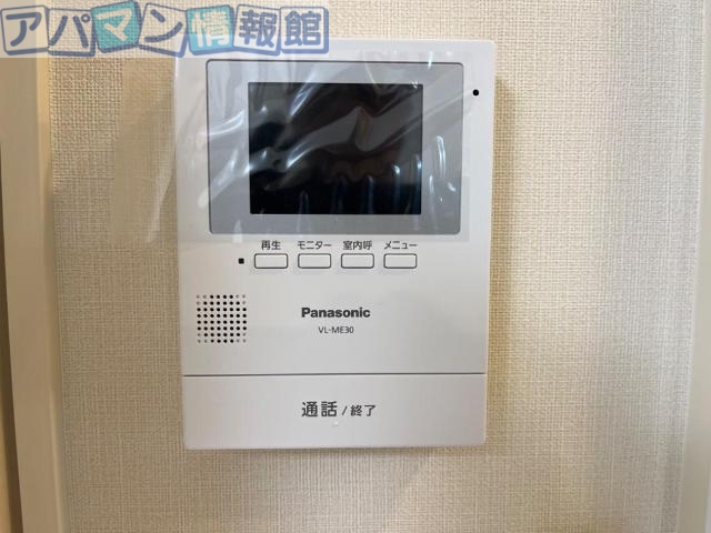 セキュリティ　カメラ付インターホン（イメージ）