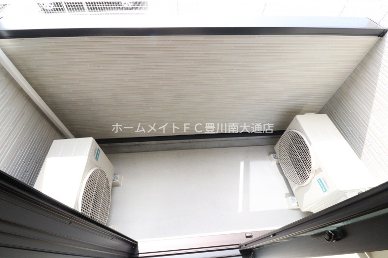 バルコニー　同型完成モデル
