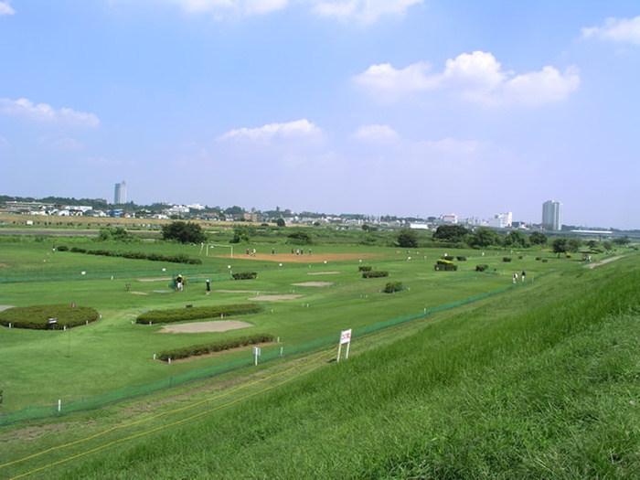 公園　多摩川土手（公園）まで81m