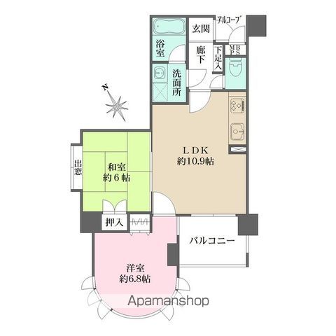 コムーネ湘南辻堂壱番館の間取り写真