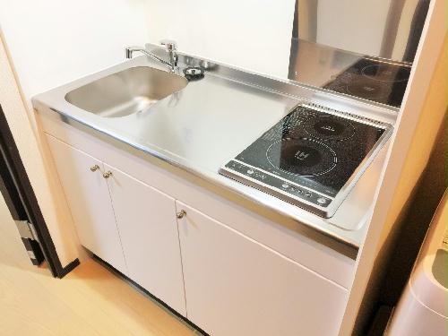 キッチン　電気コンロ2口