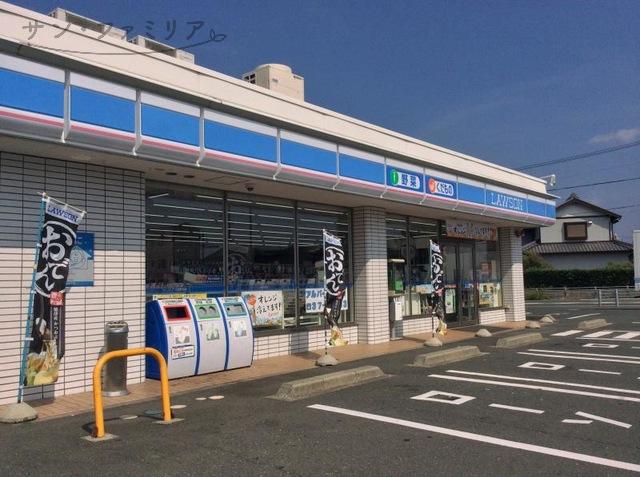コンビニ　ローソン　豊橋江島店（コンビニ）まで25m