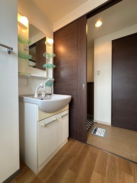 洗面設備　洗面所です