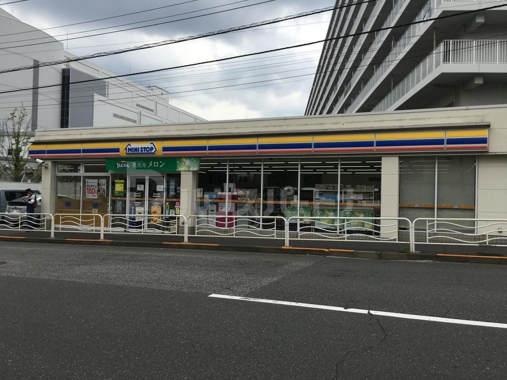 コンビニ　ミニストップ福通越中島店（コンビニ）まで280m