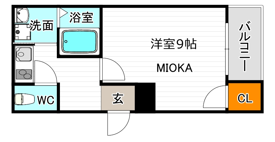 フジパレス阪南町I番館の間取り写真