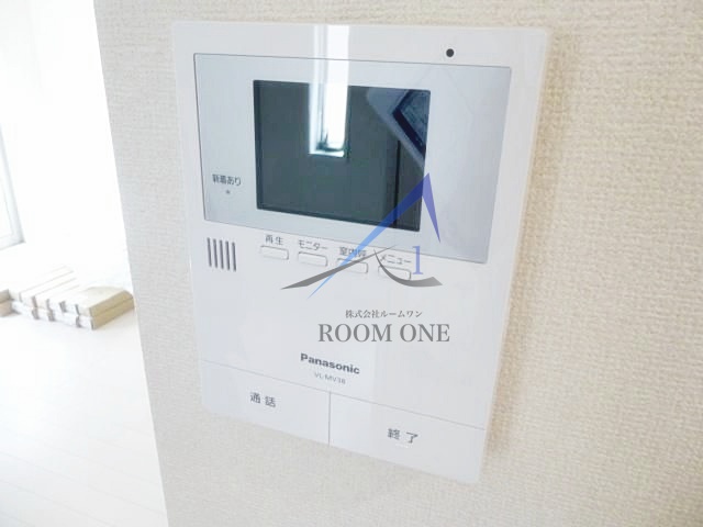 セキュリティ　モニター付インターホンです。