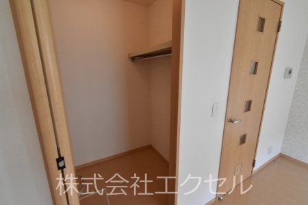 収納　ウォークインクローゼットです。