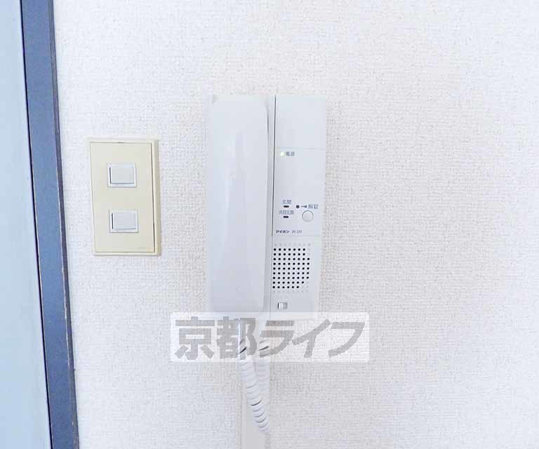セキュリティ　来客も安心です。