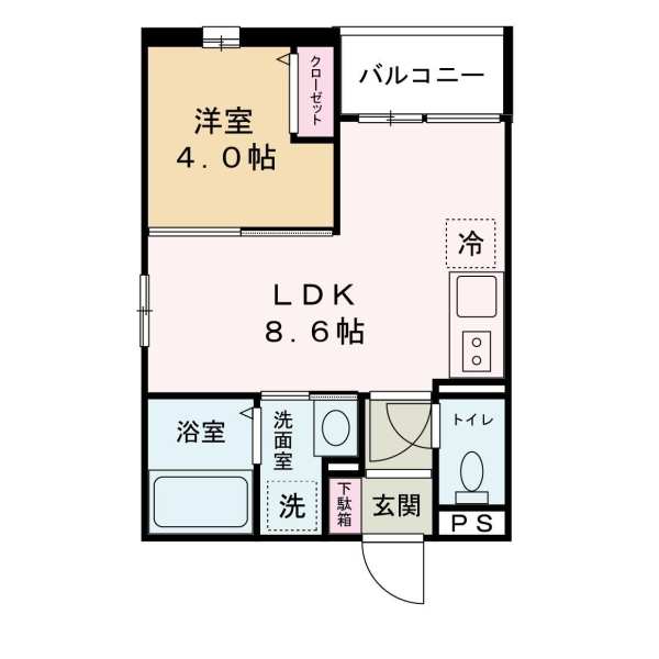 ALMO姫路駅前の間取り写真
