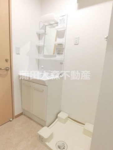洗面設備　独立洗面台　洗濯機置き場　洗面脱衣所