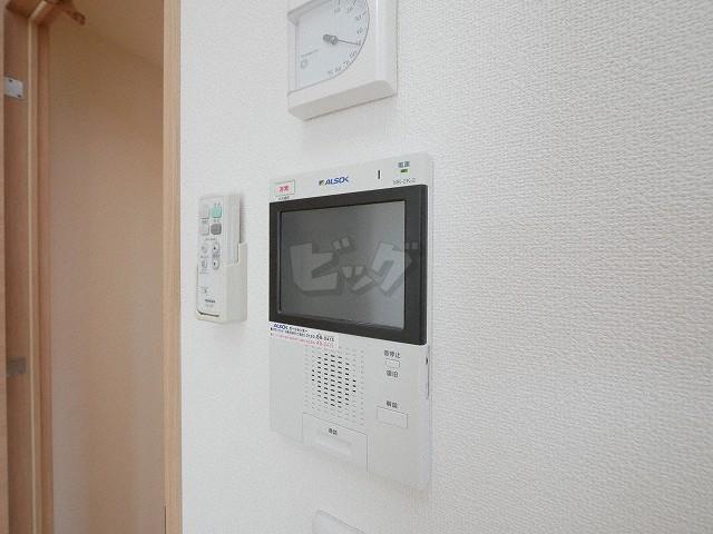 セキュリティ　TVモニターホンでお客様のお顔も見えて安心です！