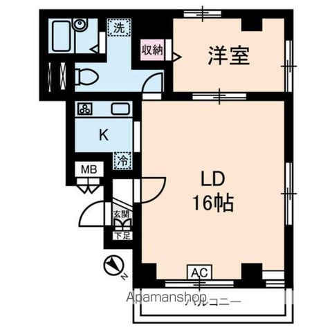 都営浅草線 宝町駅 徒歩1分 10階建 築29年の間取り写真
