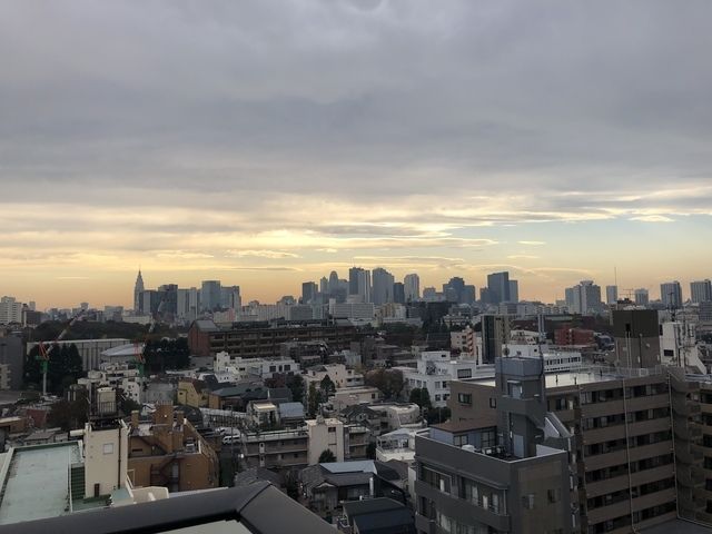 眺望　綺麗な夕焼け
