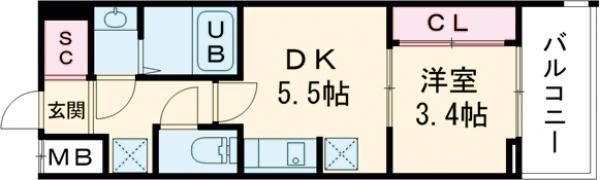 Grand Luceの間取り写真