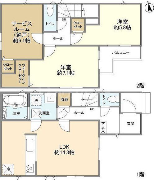 Kolet豊四季#03の間取り写真