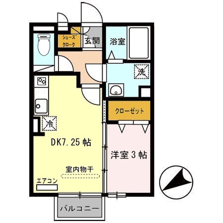 ハイツ グラースの間取り写真