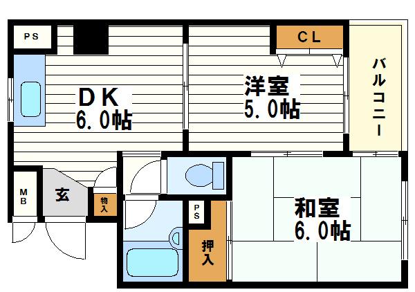 クレメゾンの間取り写真