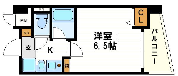 エイペックス大手通の間取り写真
