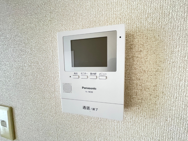 セキュリティ　モニター付きインターホンです