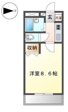 ＪＲ山陽本線 倉敷駅 徒歩26分 2階建 築28年の間取り写真