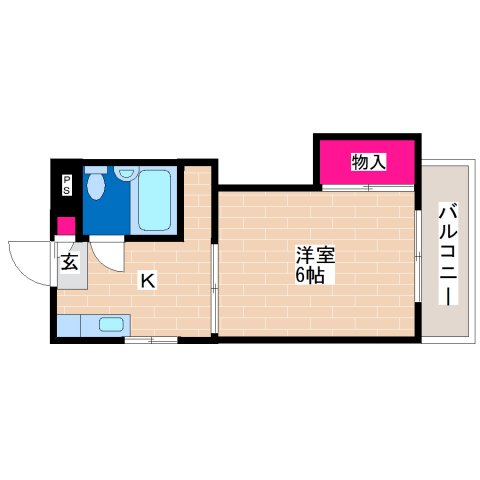 シャルマン加美東の間取り写真