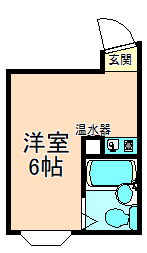 東武伊勢崎線 西新井駅 徒歩10分 3階建 築30年の間取り写真