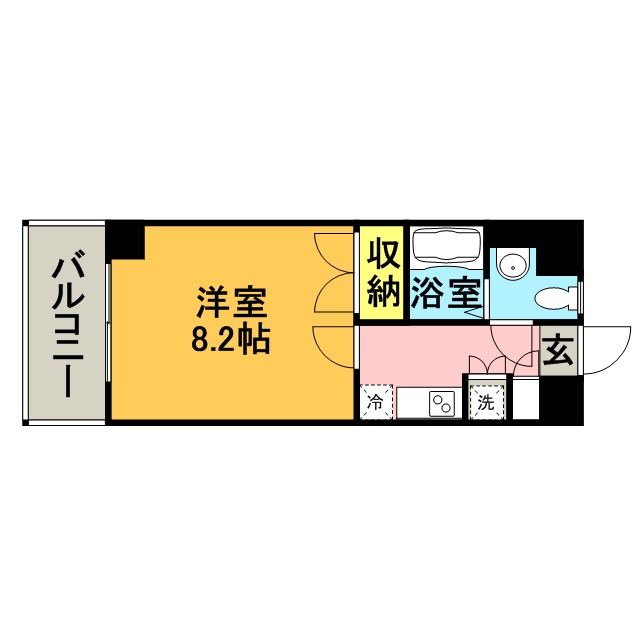ダイナコートスタシオン博多の間取り写真