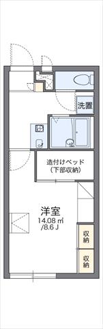 レオパレスfantasistaの間取り写真