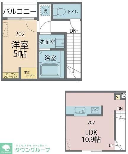 カインドネスα立石SOLASIAの間取り写真
