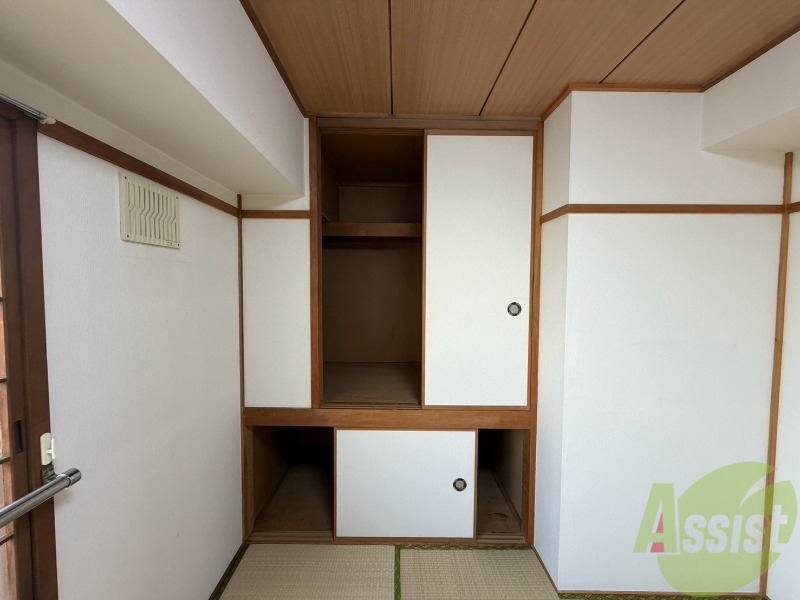収納　収納もバッチリあるのでお部屋が片付きますよ！