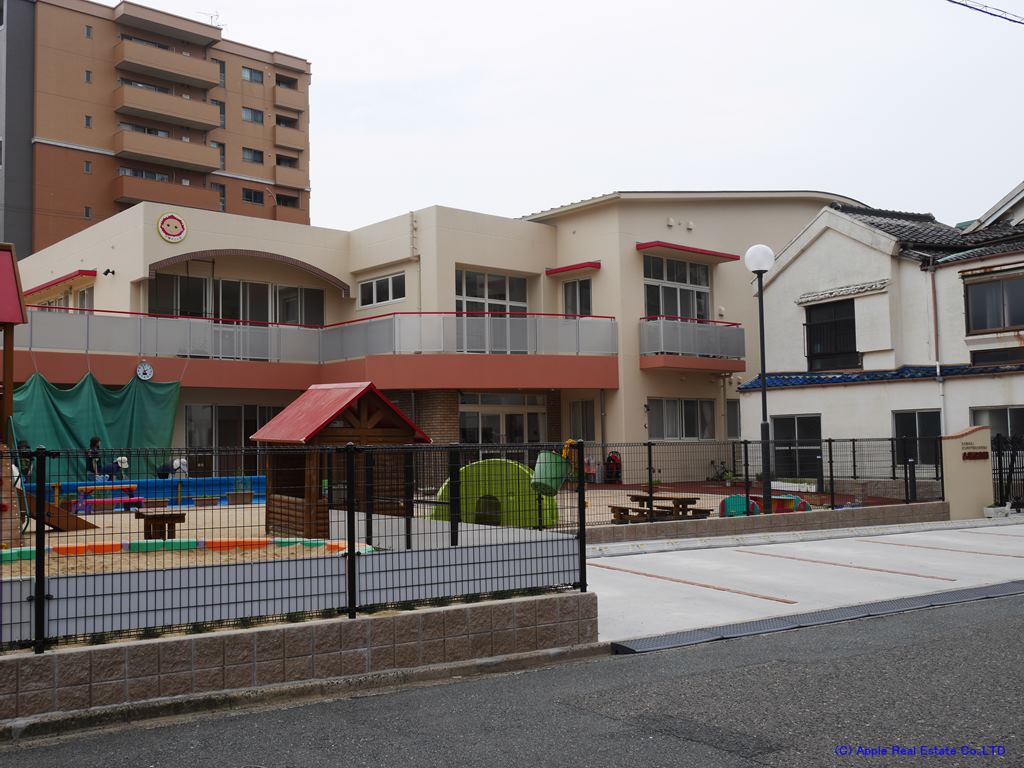 幼稚園・保育園　【古城保育園】（幼稚園・保育園）まで165m