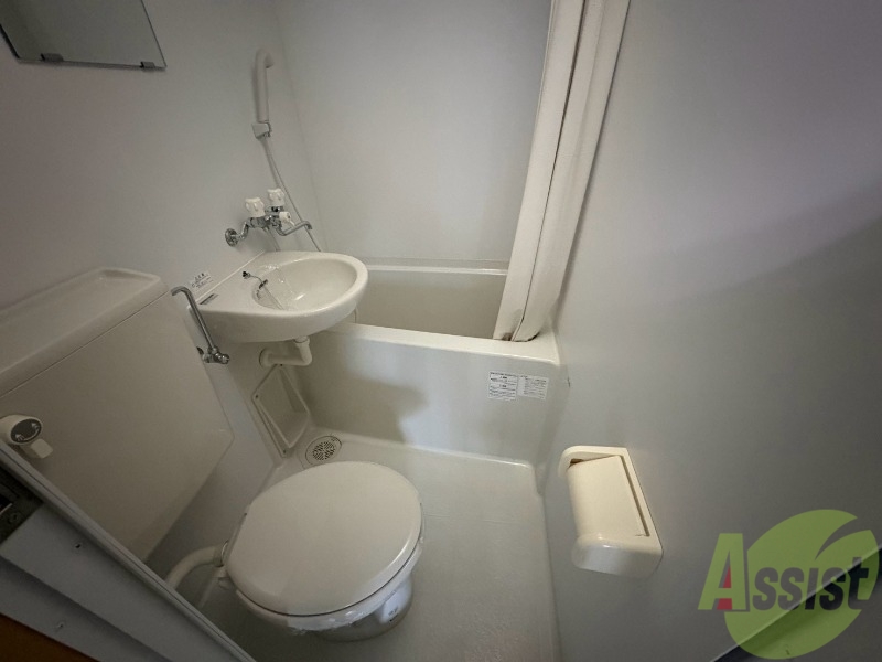 須磨区妙法寺樫原アパートの風呂写真