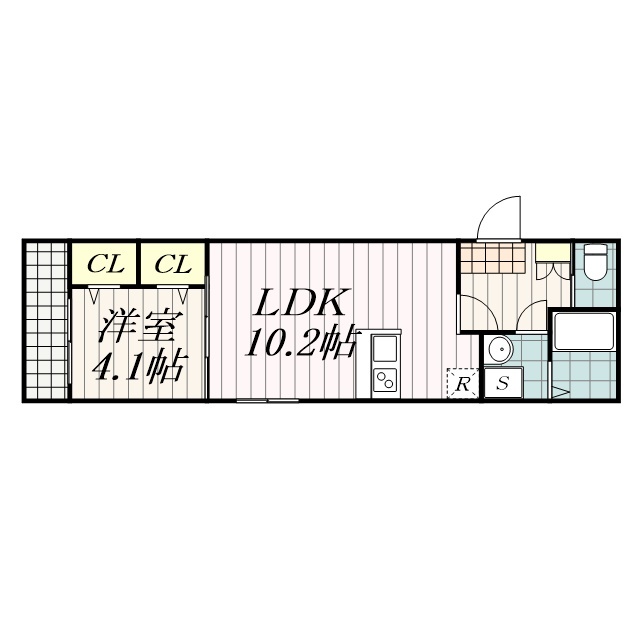 ＪＲ京葉線 蘇我駅 徒歩15分 3階建 築5年の間取り写真