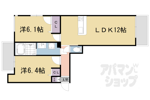 VILLA EASTの間取り写真