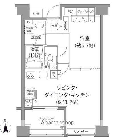 エーデル練馬の間取り写真
