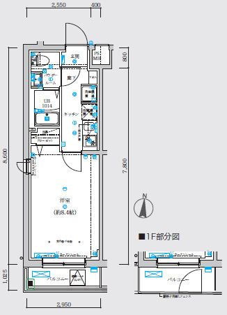 スクエア千鳥町の間取り写真