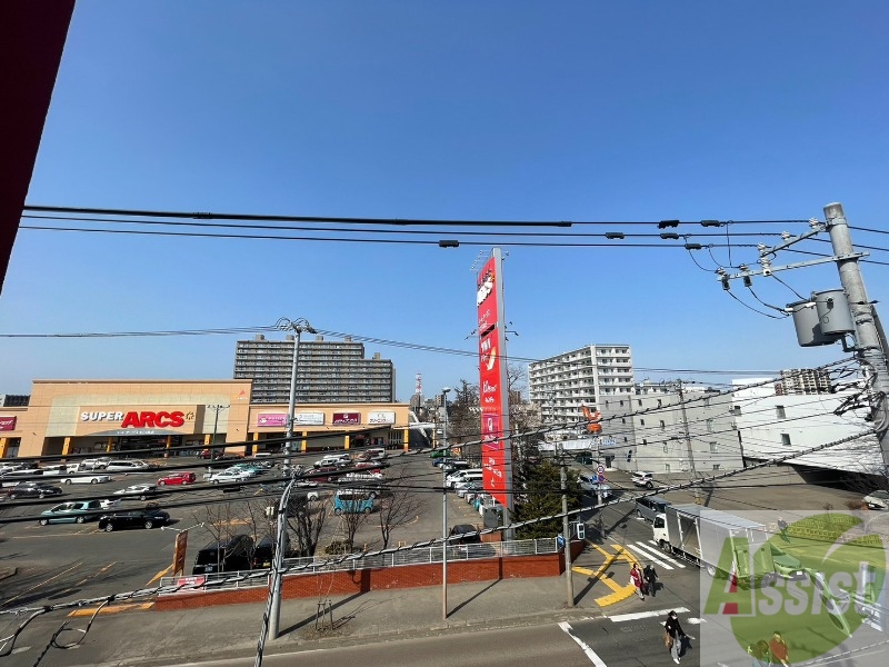 眺望　眺望です。高い建物がなくて見晴らしがよいですね！