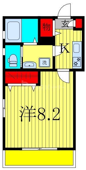 リーブルファイン南流山B棟の間取り写真