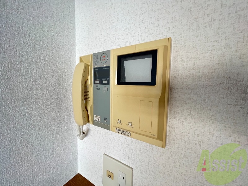 セキュリティ　モニター付きのインターフォンです