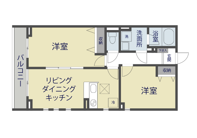 FLEX412の間取り写真