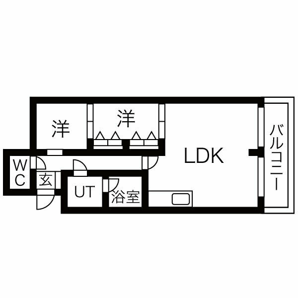 ヴィークル白浜の間取り写真