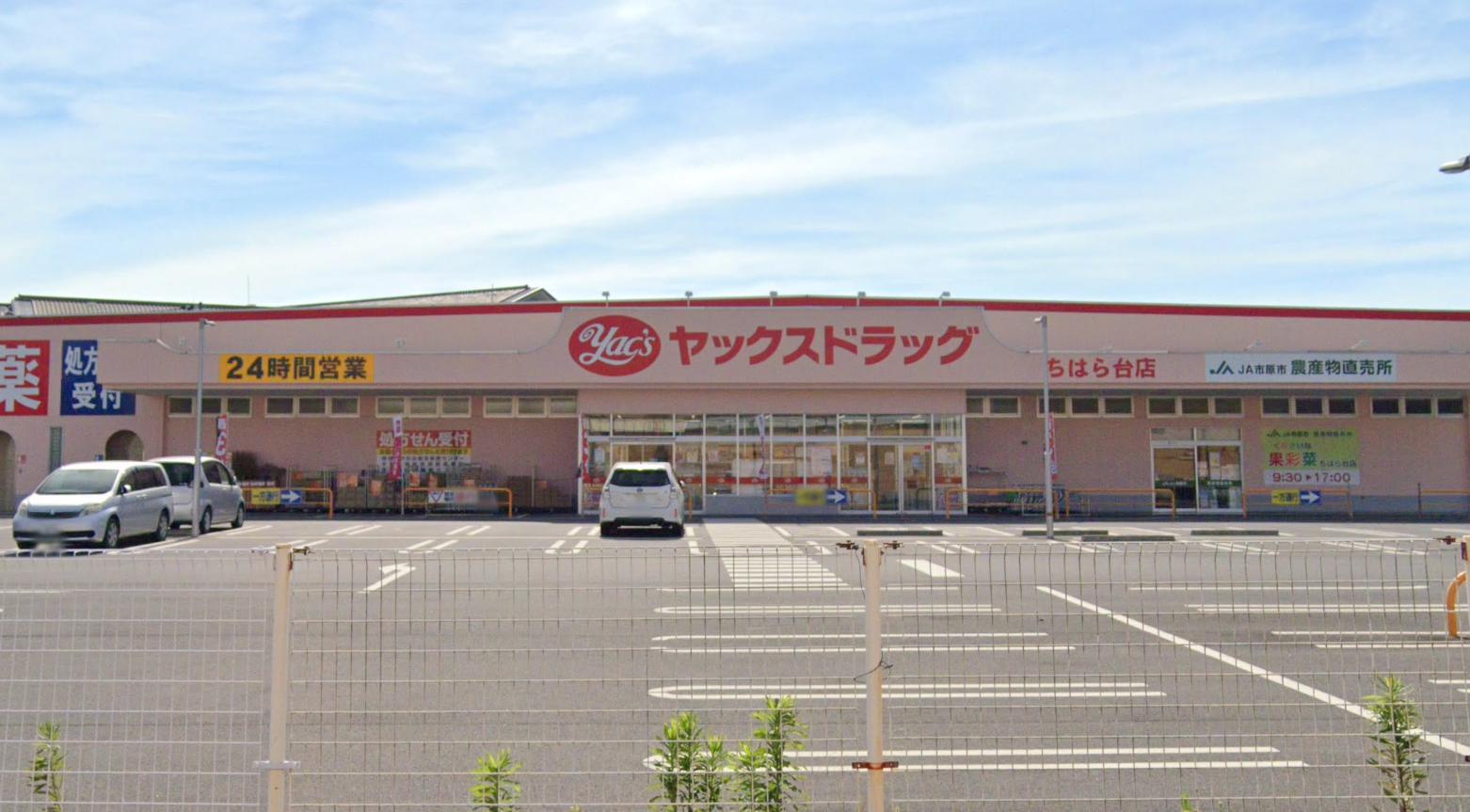 ドラックストア　ヤックスドラッグ ちはら台店（ドラッグストア）まで801m