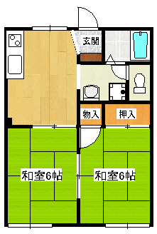 ロワイムアライの間取り写真