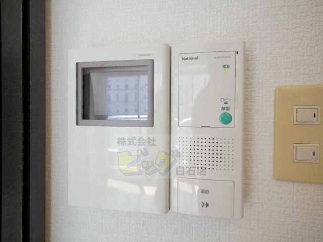 セキュリティ　モニター付きインターホン完備しています♪